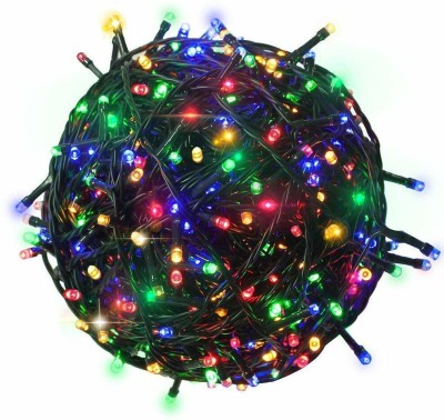 McDermott 80 LEDs 7.87 m Multicolor Flickering, Steady Ball Rice Lights(Pack of 1)