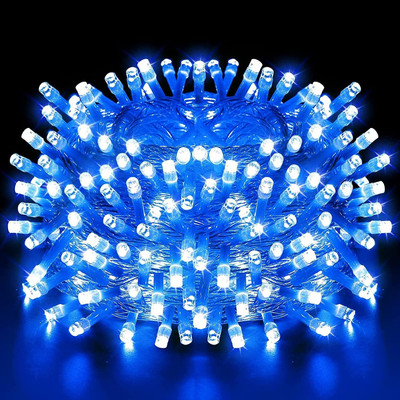 Perikam 40 LEDs 11 m Blue Steady String Rice Lights(Pack of 2)