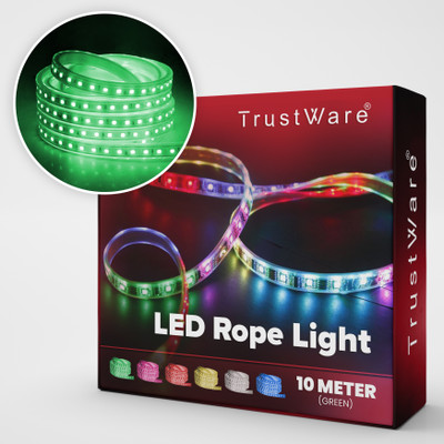 Trust Ware 1200 LEDs 10 m Green Steady Strip Rice Lights(Pack of 1)
