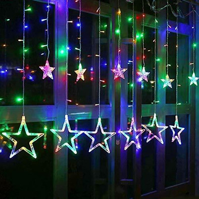 Advik 138 LEDs 2.5 m Multicolor Color Changing Star Rice Lights(Pack of 1)