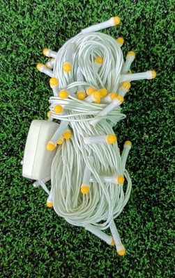 nini 46 LEDs 12 m White Steady String Rice Lights(Pack of 4)