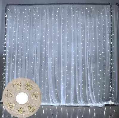 Kingdom 240 LEDs 28 m White Steady String Rice Lights(Pack of 1)