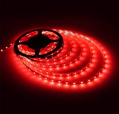 byte 300 LEDs 5 m Red Steady Strip Rice Lights(Pack of 1)