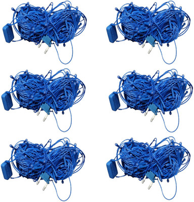 Tryka 60 LEDs 18 m Blue Steady String Rice Lights(Pack of 6)