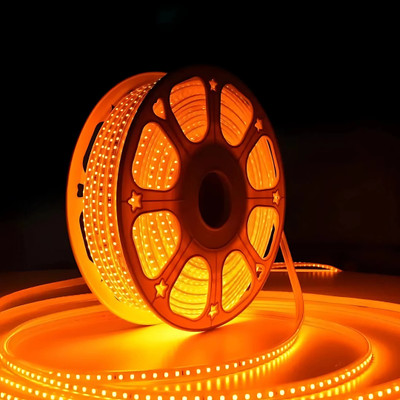 Piano 1200 LEDs 10 m Orange Steady Strip Rice Lights(Pack of 1)