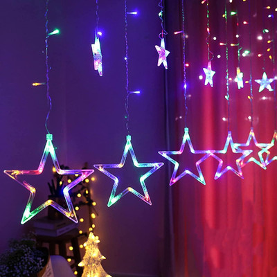 Sinoman 138 LEDs 2 m Multicolor Flickering Star Rice Lights(Pack of 1)