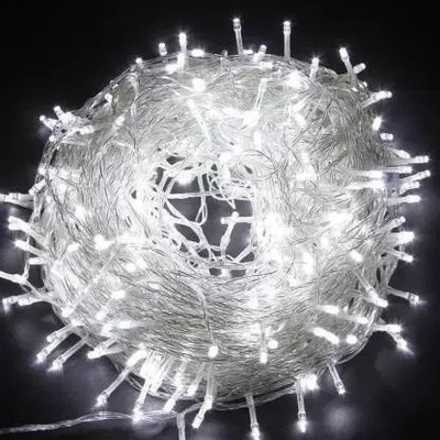 HASRU 45 LEDs 9.96 m White Steady Bulb Rice Lights(Pack of 1)