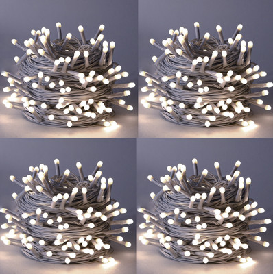 Errol 36 LEDs 11 m White Steady String Rice Lights(Pack of 4)