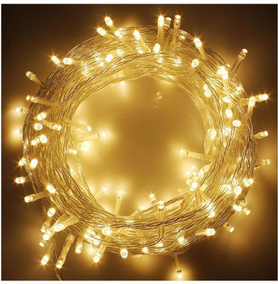 EmmEmm 45 LEDs 11.18 m Gold Steady String Rice Lights(Pack of 1)