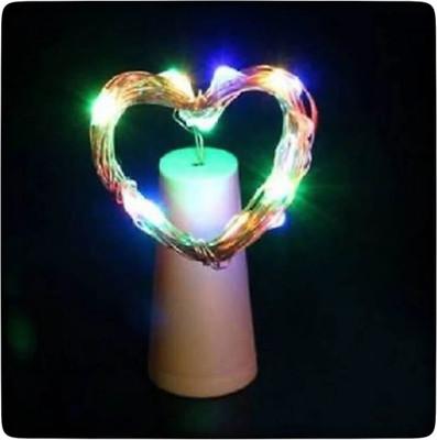 Local Charm 20 LEDs 1.98 m Multicolor Steady String Rice Lights(Pack of 1)