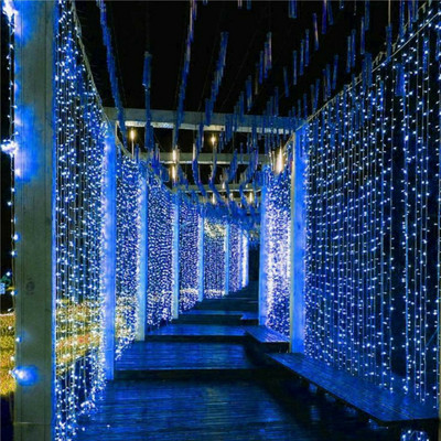 Local Charm 200 LEDs 7 m Blue Steady String Rice Lights(Pack of 10)