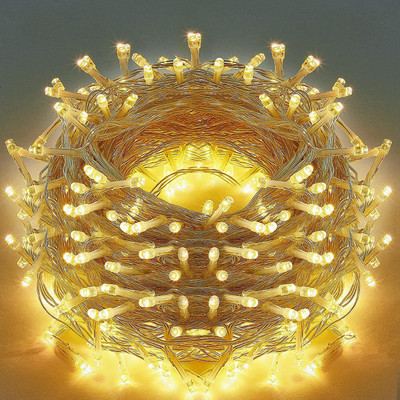 Meneon 230 LEDs 35.531 m Yellow Flickering, Steady String Rice Lights(Pack of 1)