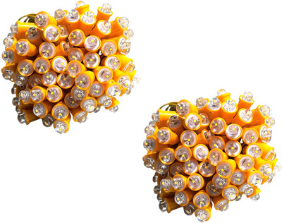 Barito 35 LEDs 10 m Yellow Steady Bulb Rice Lights(Pack of 2)
