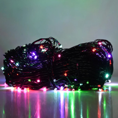 SRM GLOBAL 54 LEDs 16 m Multicolor Color Changing Strip Rice Lights(Pack of 1)