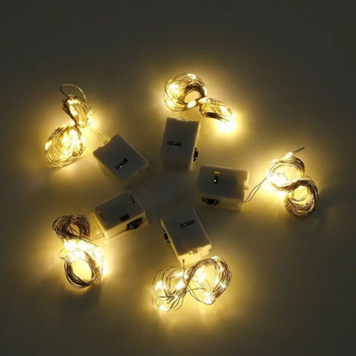 Trust Ware 20 LEDs 2 m Yellow Flickering, Steady String Rice Lights(Pack of 5)