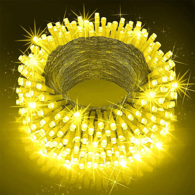 ASIDEA 36 LEDs 15 m Yellow Steady Bulb Rice Lights(Pack of 1)