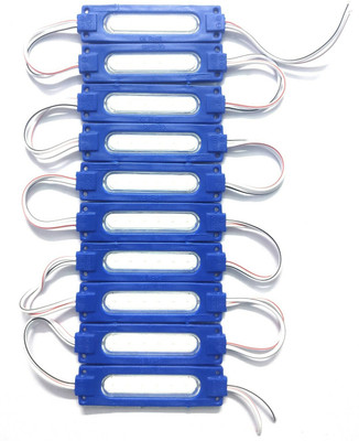 AP Source 10 LEDs 1 m Blue Color Changing, Steady, Flickering Bulb Rice Lights(Pack of 10)