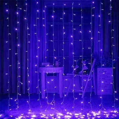 MUMU 42 LEDs 12 m Blue Steady Bulb Rice Lights(Pack of 2)