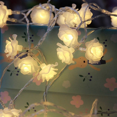 Infiprises 20 LEDs 4 m Yellow Steady Heart Rice Lights(Pack of 1)