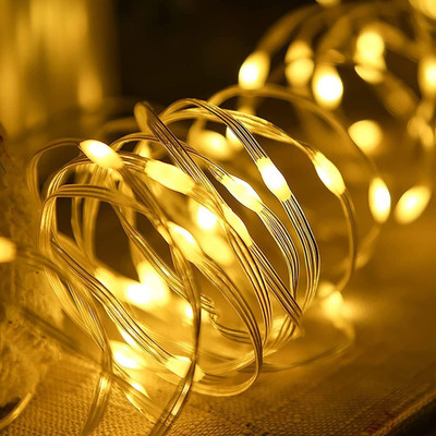 PESCA 200 LEDs 20 m Yellow Steady String Rice Lights(Pack of 1)
