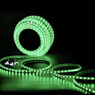 brightside 600 LEDs 5 m Green Steady Strip Rice Lights(Pack of 1)