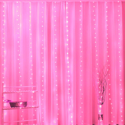 Telca 26 LEDs 15 m Pink Steady Bulb Rice Lights(Pack of 1)