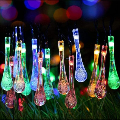 MITTRA 14 LEDs 3 m White Steady Water Drop Rice Lights(Pack of 1)