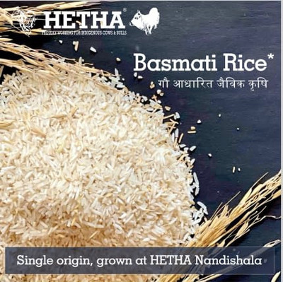 Hetha Basmati Rice-From Certified Organic Paddy|Single Origin(10Kg) Brown Rice(10 kg)