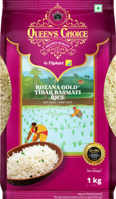 Queen's Choice Rozana Gold Tibar Basmati Rice by Flipkart Grocery(1 kg)