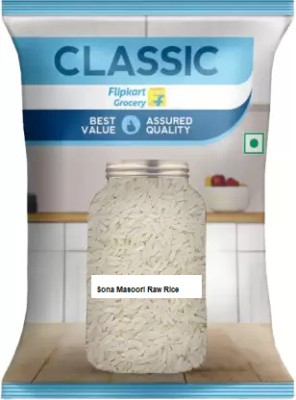 Classic Sona Masoori Raw Riceby Flipkart Grocery Raw Rice by Flipkart Grocery(5 kg)