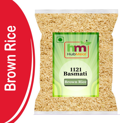 Hubmeal |Classic Brown Rice Long Grain Basmati Rice to Helps in Weight Loss |1kg Brown Basmati Rice (Long Grain, Raw)(1 kg)