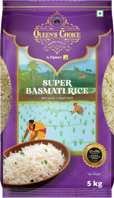 Queen's Choice Super Basmati Rice by Flipkart Grocery(5 kg)