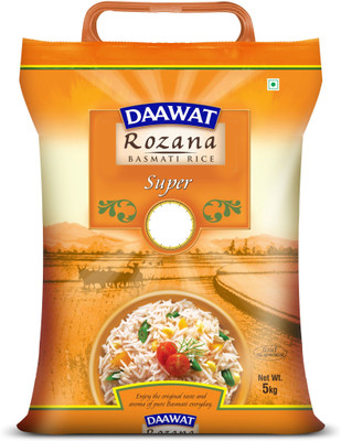 Daawat Rozana Super Basmati Rice (Medium Grain)(5 kg)