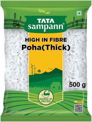 Tata Sampann High in Fibre (Thick) Poha(0.5 kg)