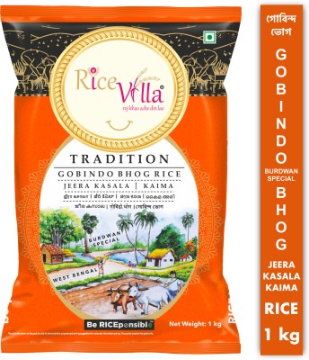 Rice Villa Tradition Gobindobhog Rice (Full Grain, Raw)(1 kg)