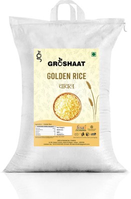 Groshaat Golden Rice ( Golden Sella Rice) - 5Kg (Pack of 1) Golden sella chawal Yellow Baskati Rice (Long Grain)(5 kg)