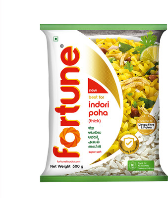 FORTUNE Indori Thick Poha(0.5 kg)