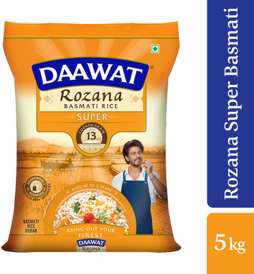 Daawat Rozana Super Basmati Rice (Medium Grain)(5 kg)