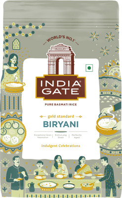 INDIA GATE Gold Standard Biryani Pure Basmati Rice Basmati Rice(1 kg)