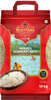 Queen's Choice MOGRA BROKEN Basmati Rice by Flipkart Grocery(10 kg)