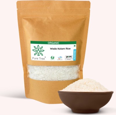 Pure Tree Organic Wada Kolam Rice (Full Grain, Unpolished)(0.9 kg)