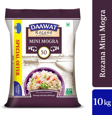 Daawat Sehat/Rozana Mini Mogra Basmati Rice (Broken Grain)(10 kg)