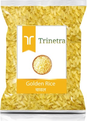 Trinetra Golden Rice 400Gm (Pack Of 1) Long Rice / Chawal (400 g) Yellow Raw Rice (Long Grain, Raw)(0.4 kg)