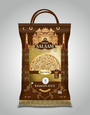 India Salaam Brown_5 K.G Pack Brown Basmati Rice (Long Grain, Parboiled)(5 kg)