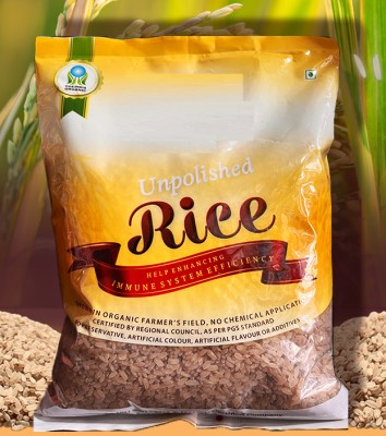 3norganics Organic Red Rice 1 KG | Rich Source of Iron, Vitamins and Antioxidants Brown Forbidden Rice (Medium Grain, Unpolished)(1 kg)