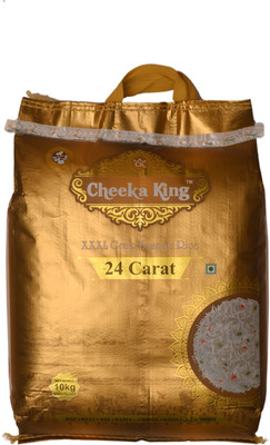 CHEEKA KING 24 CARAT Basmati Rice (Long Grain, Steam)(10 kg)