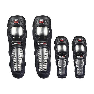 Probiker Knee Guard, Elbow Guard Free Black(Pack of 4)