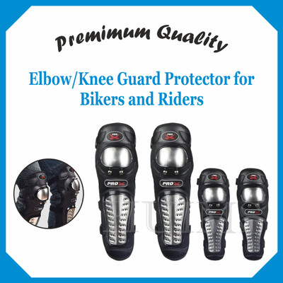 Allowing Elbow Guard, Knee Guard Free Black(Pack of 4)
