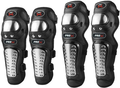 dongreela Knee Guard, Elbow Guard Free Black(Pack of 4)