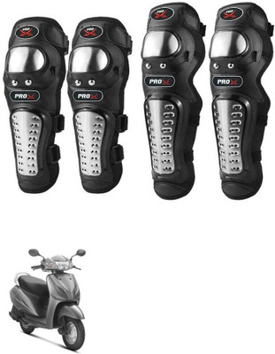 Znee Smart Knee Guard, Elbow Guard Free Black(Pack of 4)